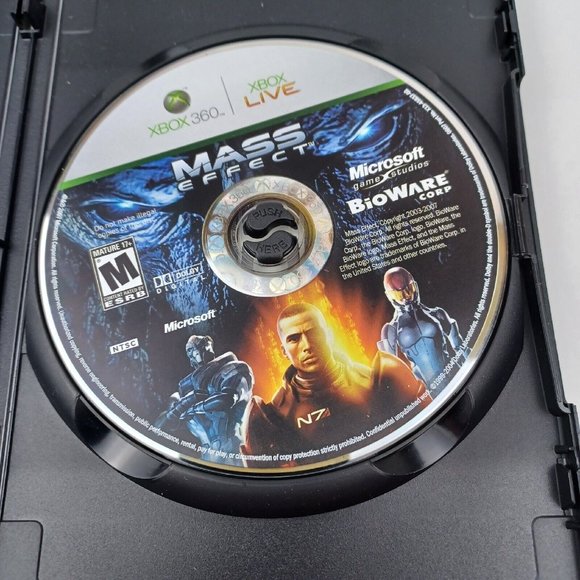 Mass Effect (Microsoft Xbox 360, 2007) CIB Complete Manual RPG Shooter Microsoft - Picture 5 of 6